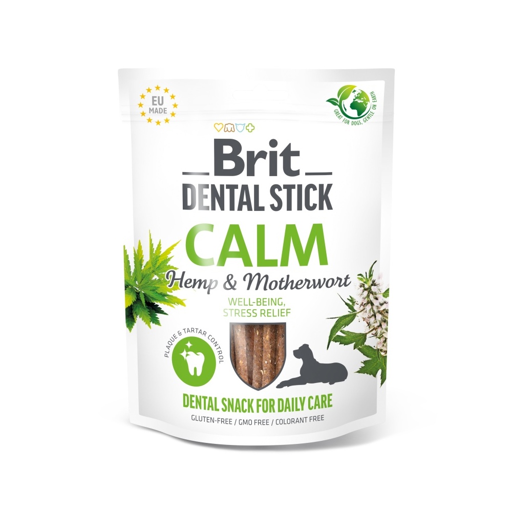 Brit Care Dog Dental Stick Calm with Hemp & Motherwort 7 ks Brit Care