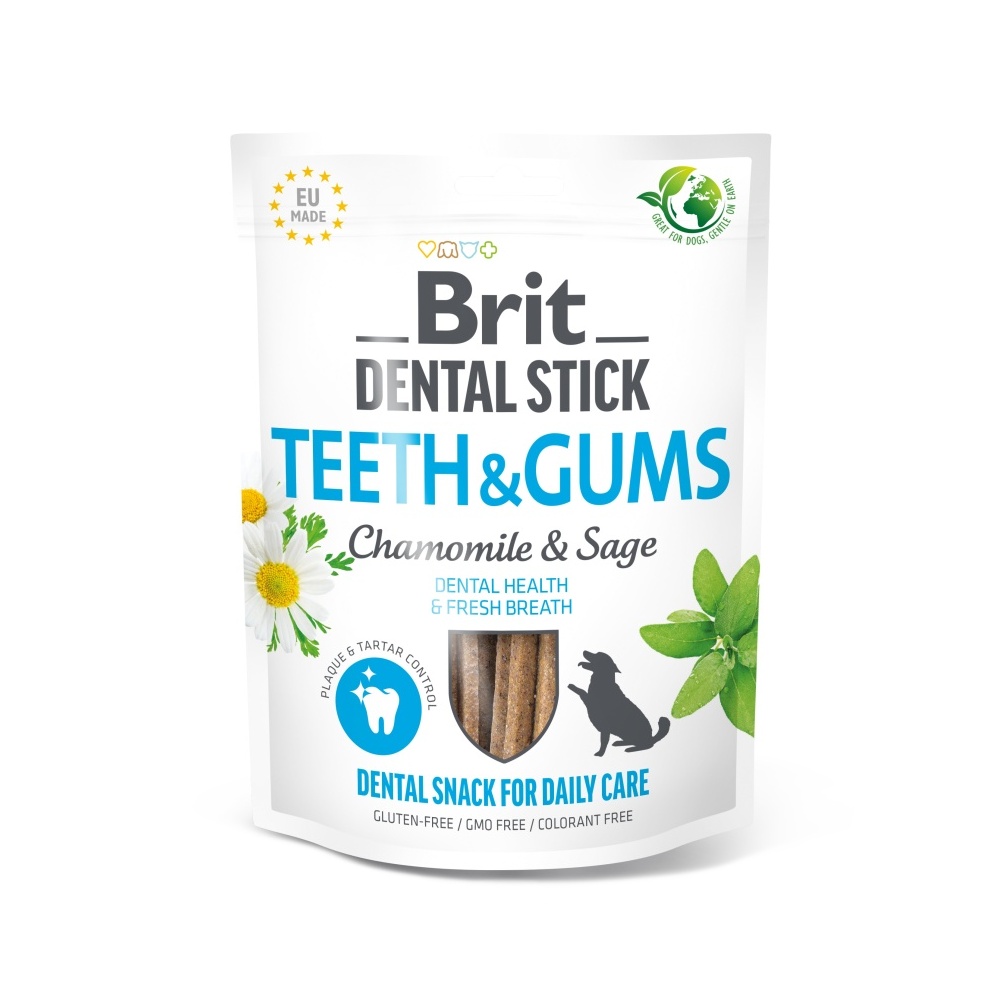 Brit Care Dog Dental Stick Teeth & Gums with Chamomile & Sage 7 ks Brit Care