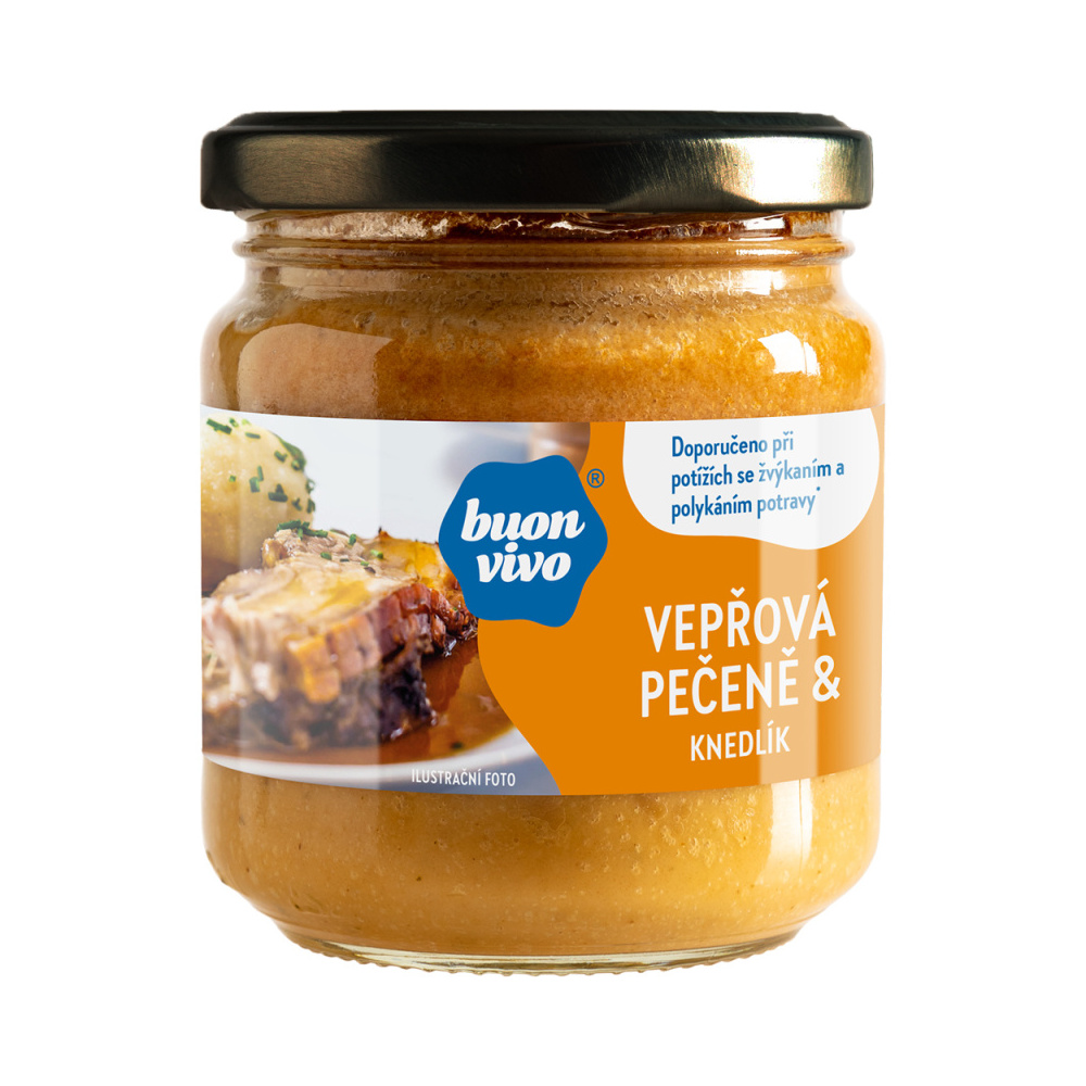 Buon vivo Vepřová pečeně & knedlík 180 g Buon vivo