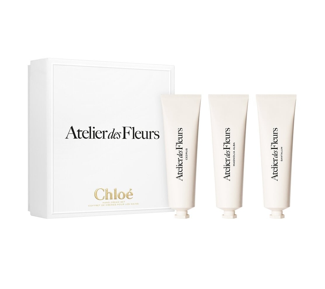 Chloé Aterlier des Fleurs dárkový set krémů na ruce 3x50 ml Chloé