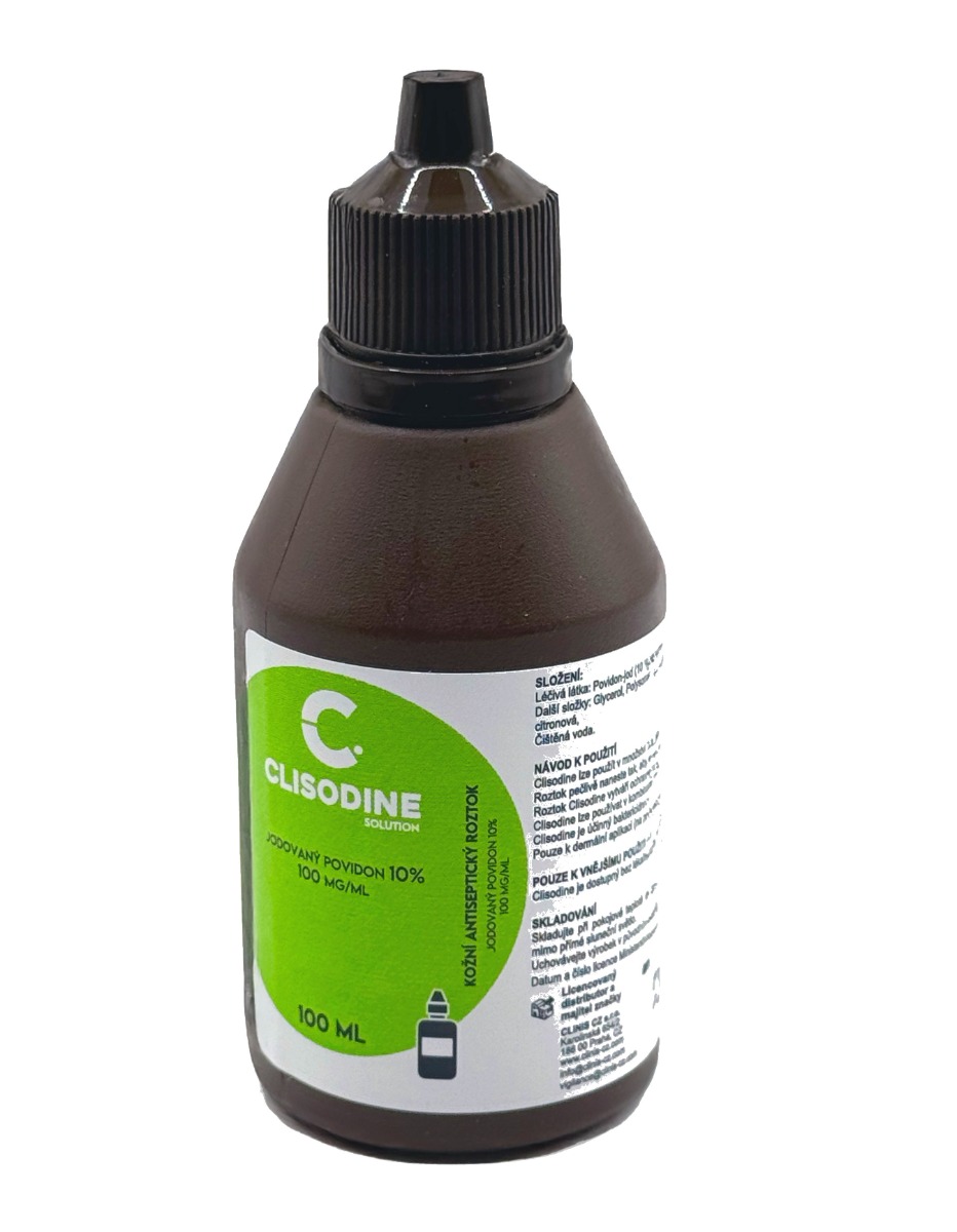Clisodine Kožní antiseptický roztok 100 ml Clisodine