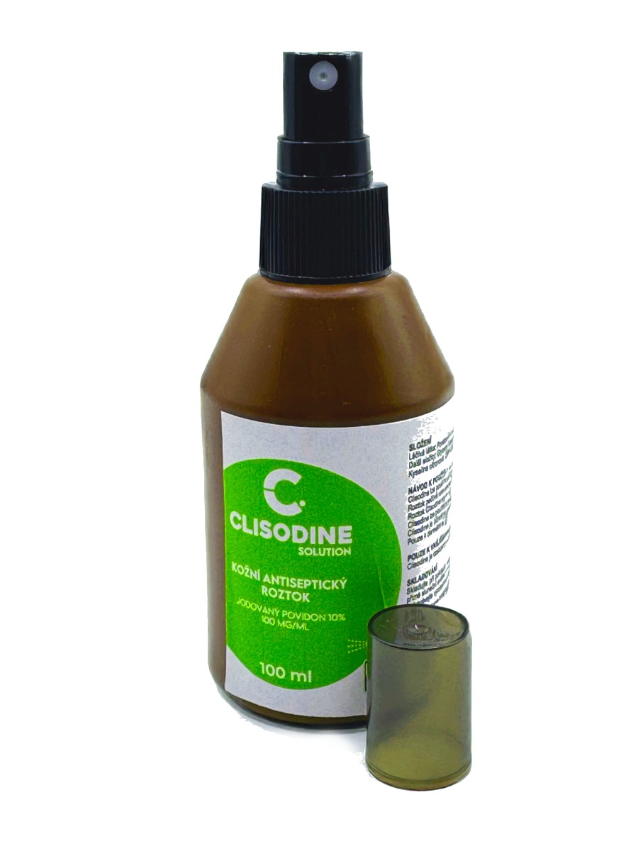 Clisodine Kožní antiseptický roztok sprej 100 ml Clisodine