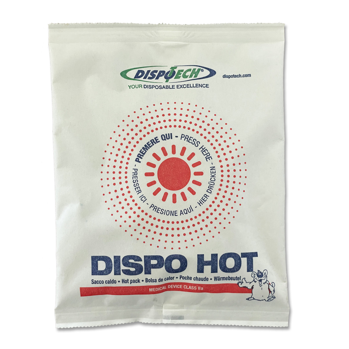 DISPO HOT jednorázový hřející sáček 14 x 18 cm 1 ks DISPO