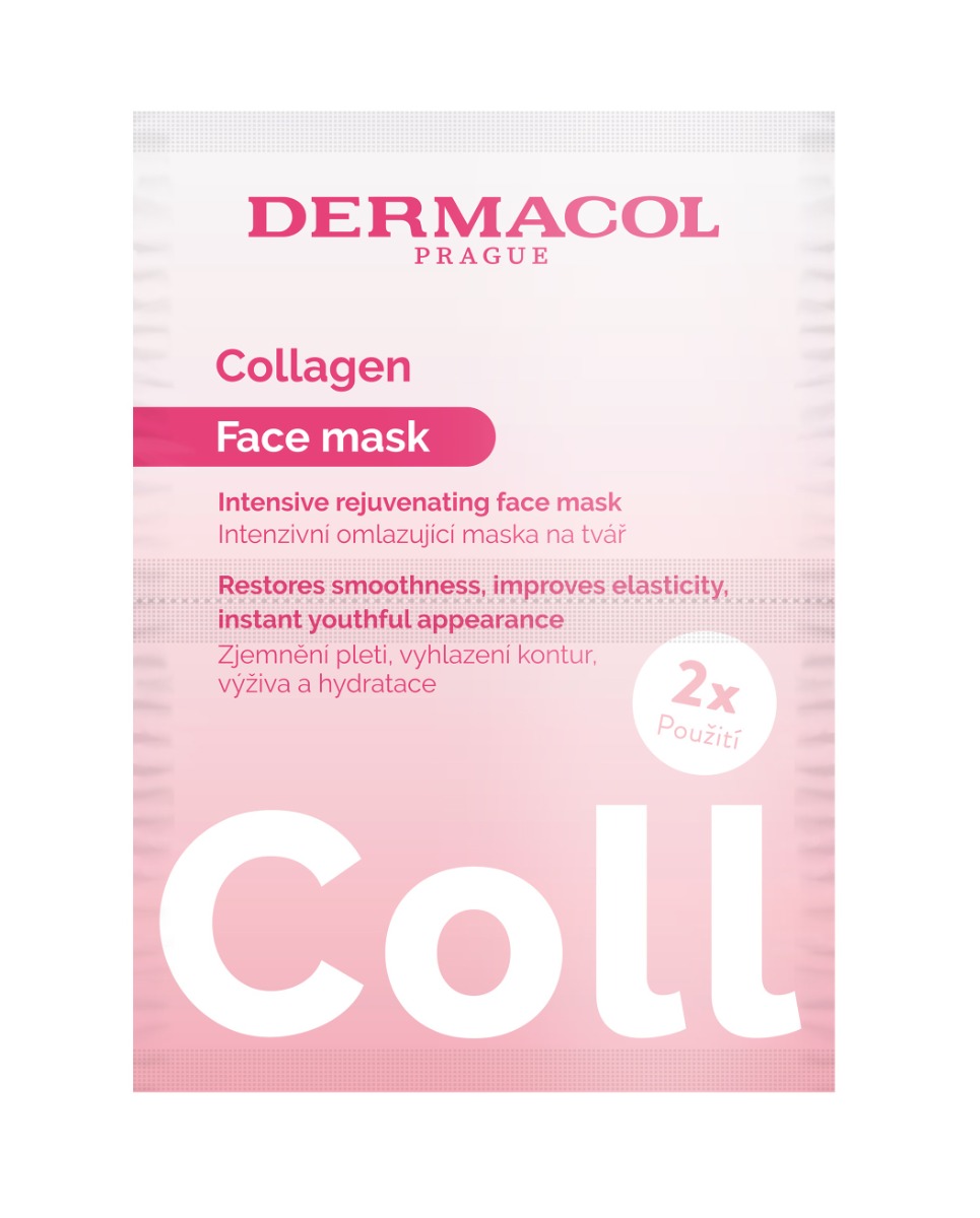 Dermacol Collagen Intenzivní omlazující pleťová maska 2x8 g Dermacol