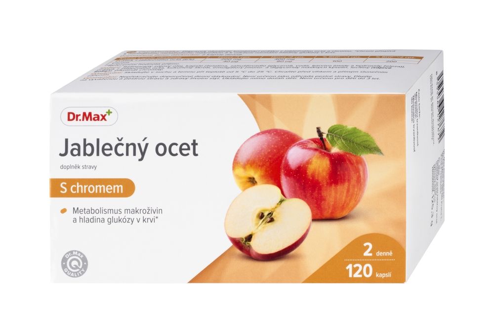 Dr. Max Jablečný ocet 120 kapslí Dr. Max