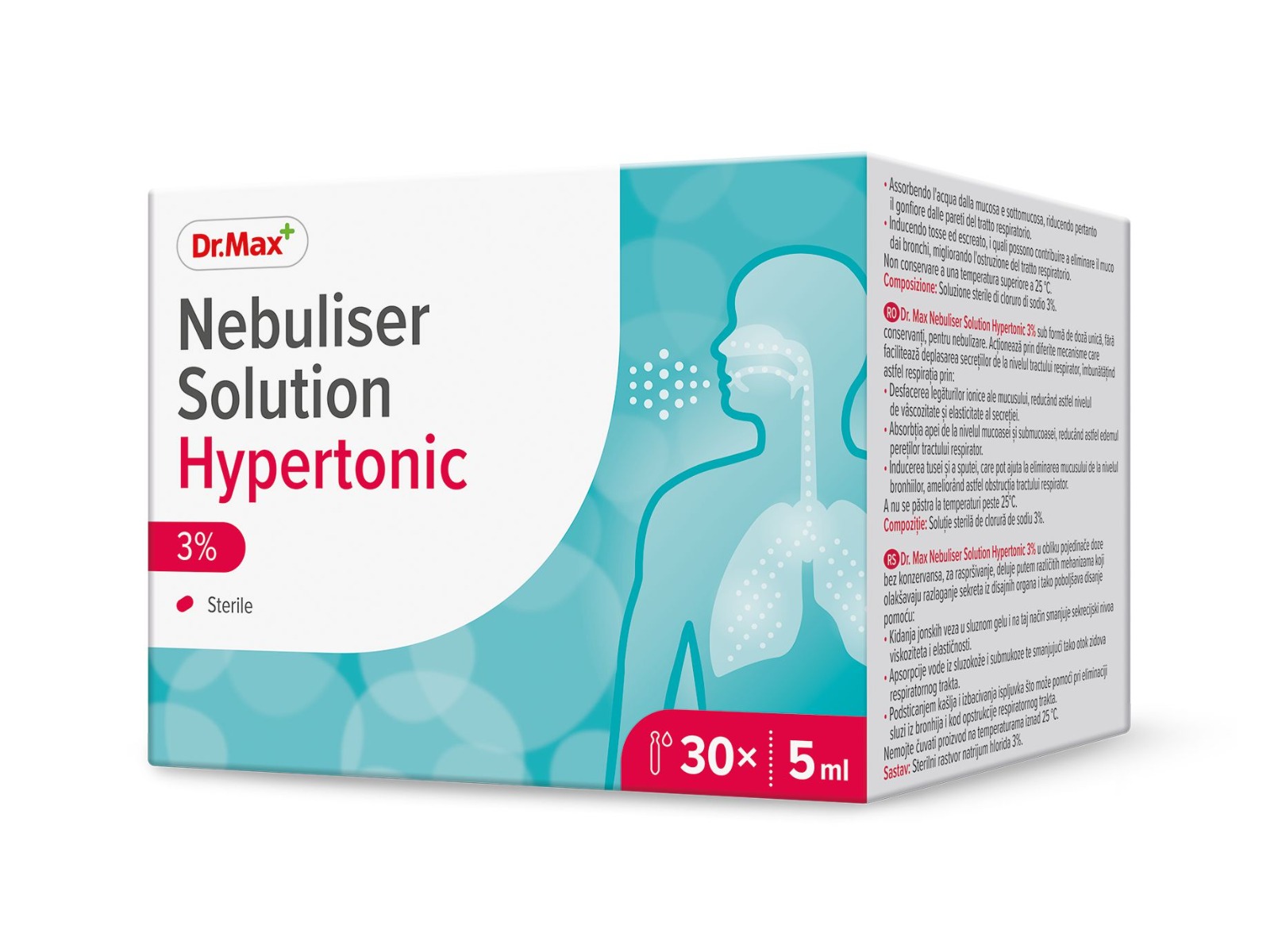 Dr. Max Nebuliser Solution Hypertonic 3% 30x5 ml Dr. Max