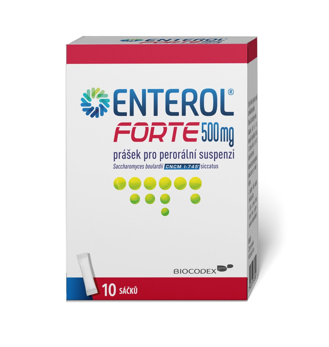 Enterol Forte 500 mg 10 sáčků Enterol