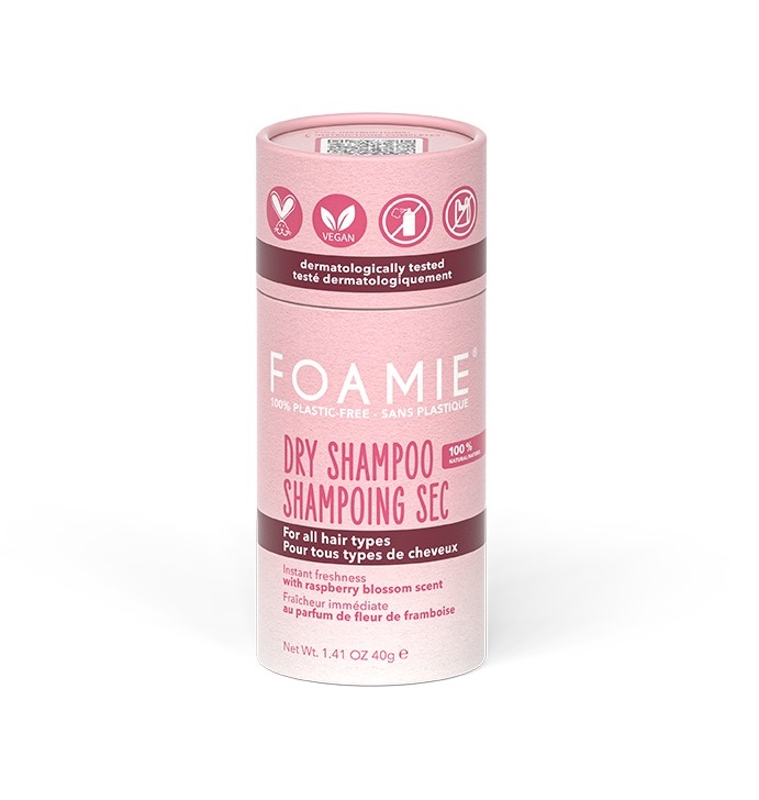 Foamie Dry Shampoo Berry Fresh suchý šampon na všechny typy vlasů 40 g Foamie