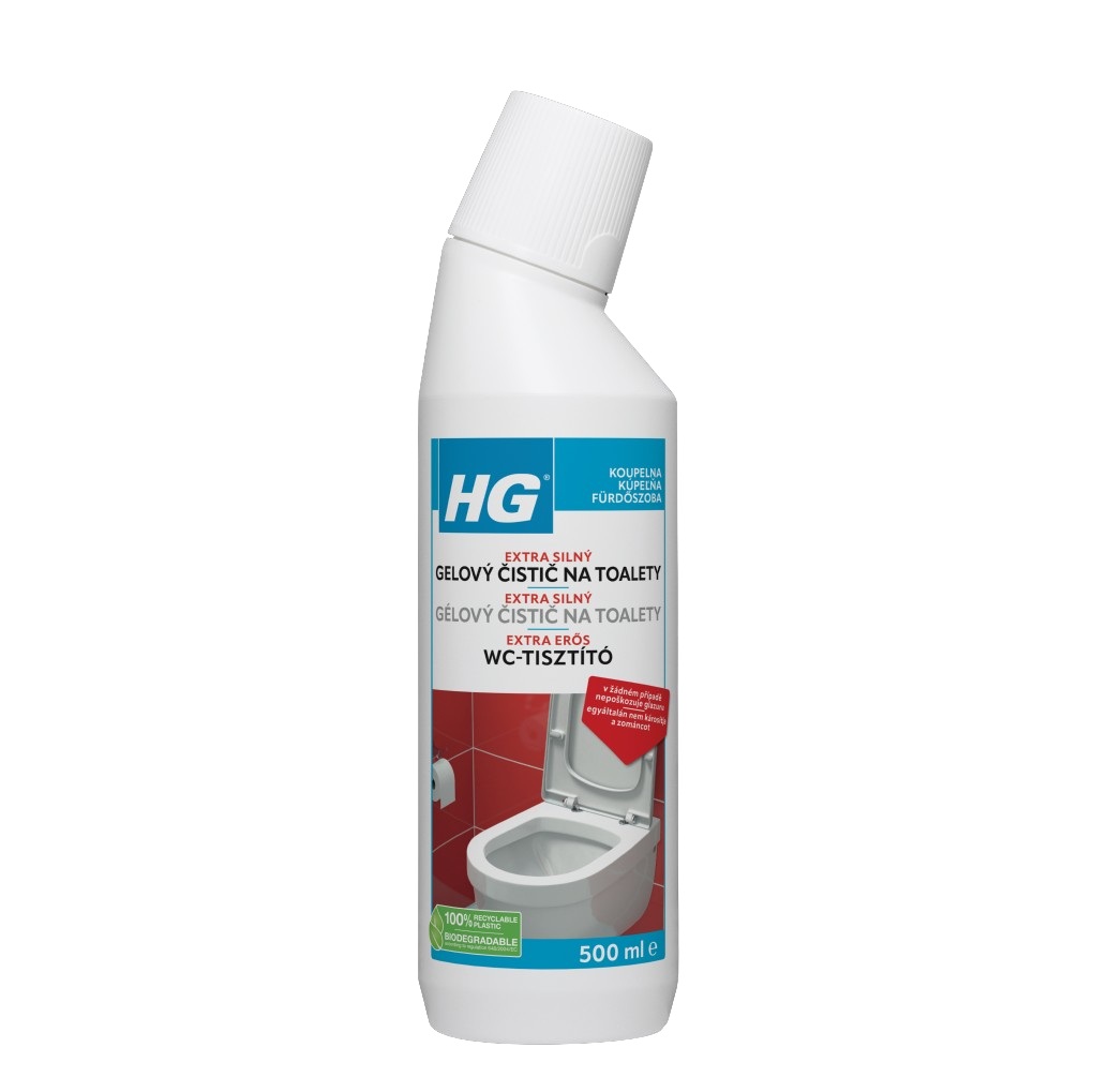 HG Extra silný gelový čistič na toalety 500 ml HG