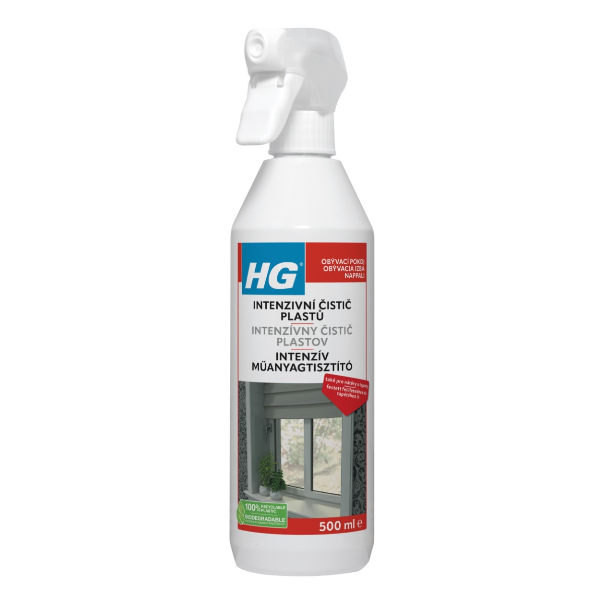 HG Intenzivní čistič plastů 500 ml HG