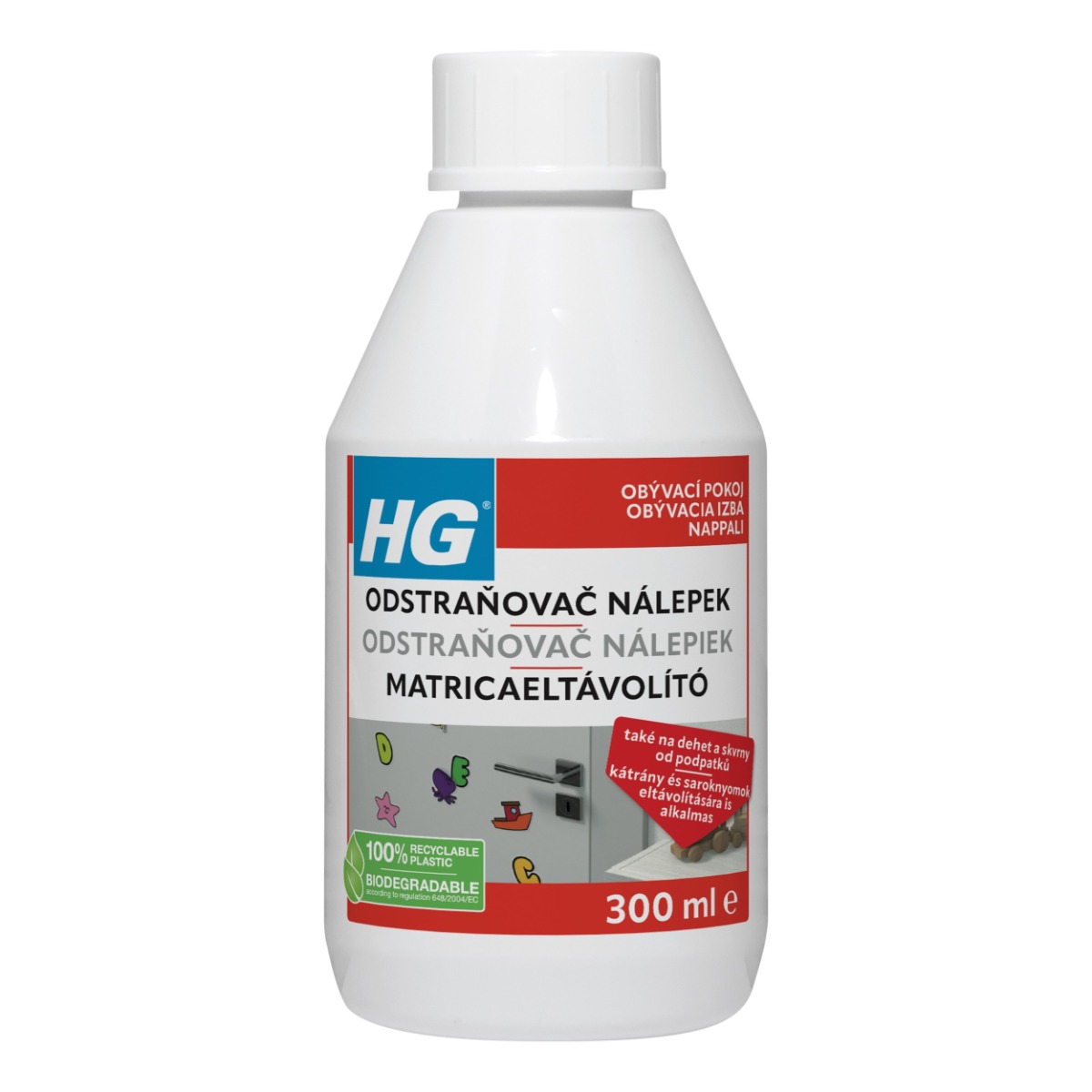 HG Odstraňovač nálepek 300 ml HG