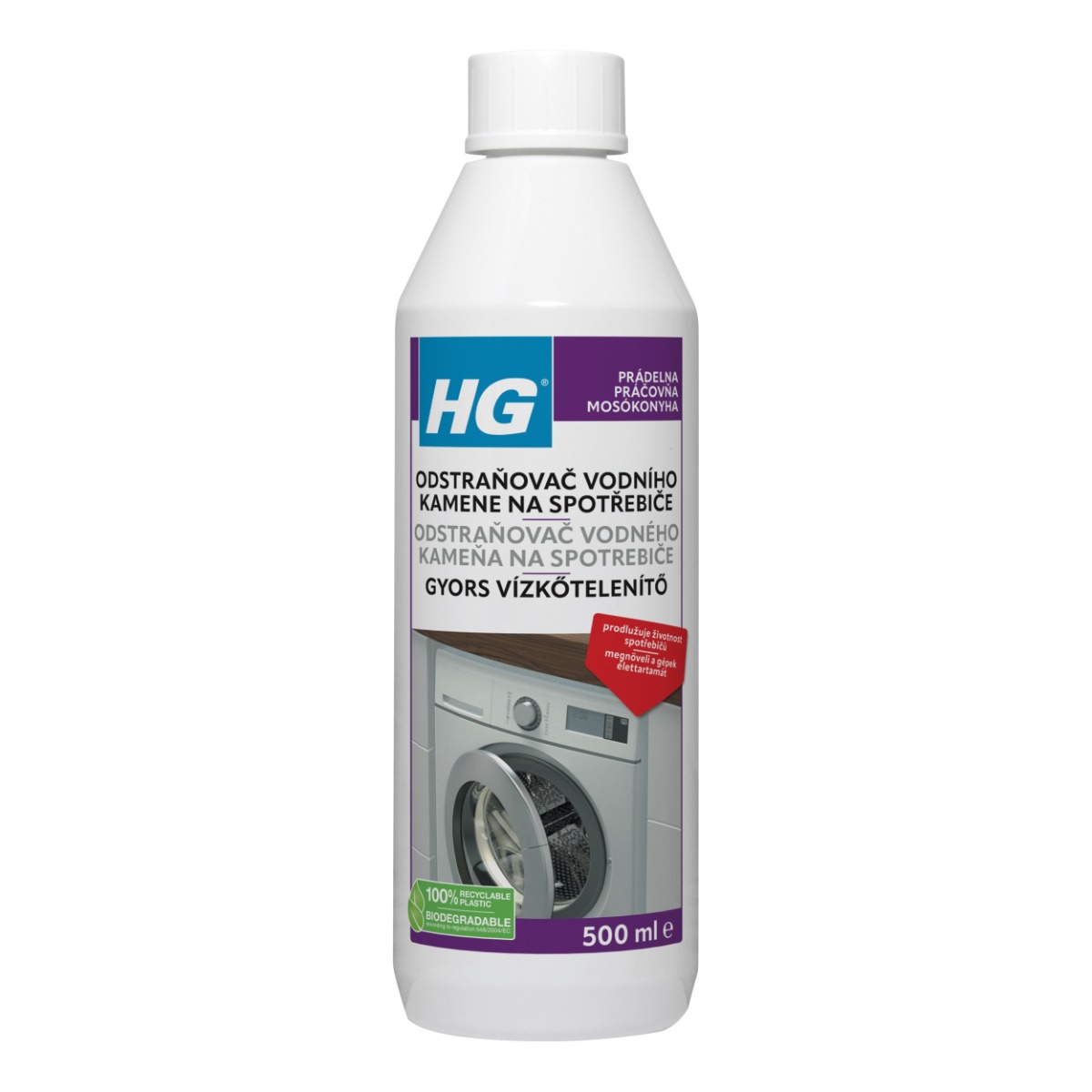 HG Odstraňovač vodního kamene na spotřebiče 500 ml HG