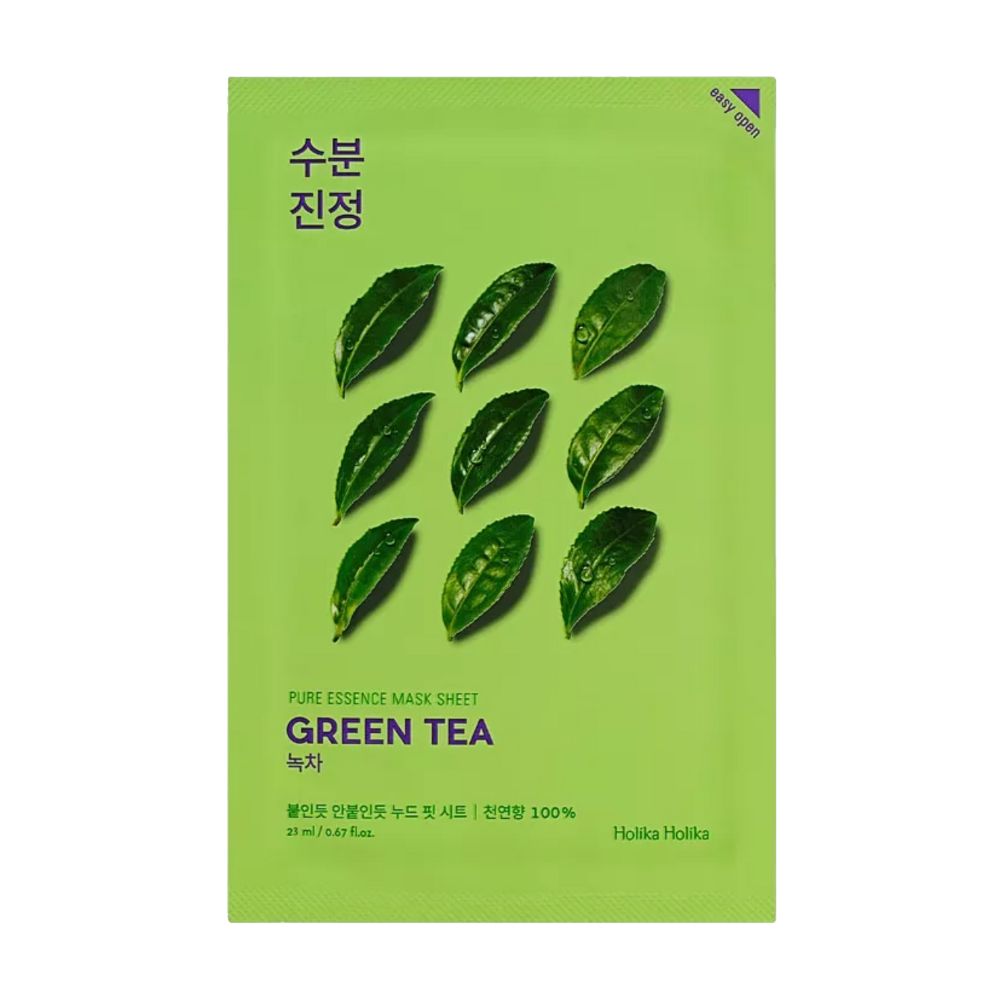 Holika Holika Pure Essence Green Tea pečující plátýnková maska 23 ml Holika Holika