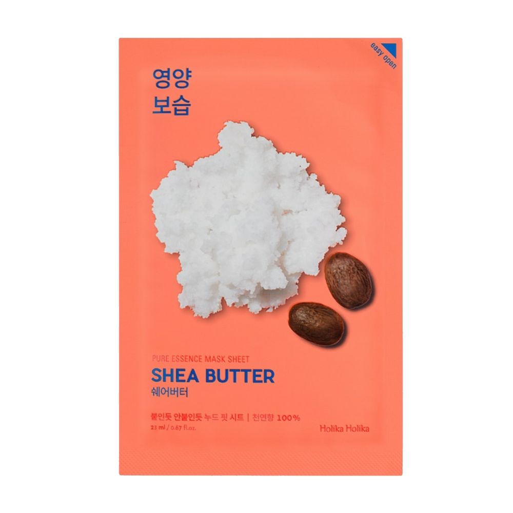 Holika Holika Pure Essence Shea Butter vyživující plátýnková maska 23 ml Holika Holika