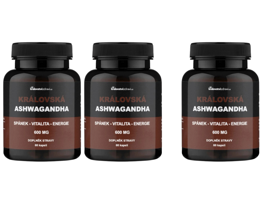 Království zdraví 2+1 ZDARMA Královská Ashwagandha 600 mg