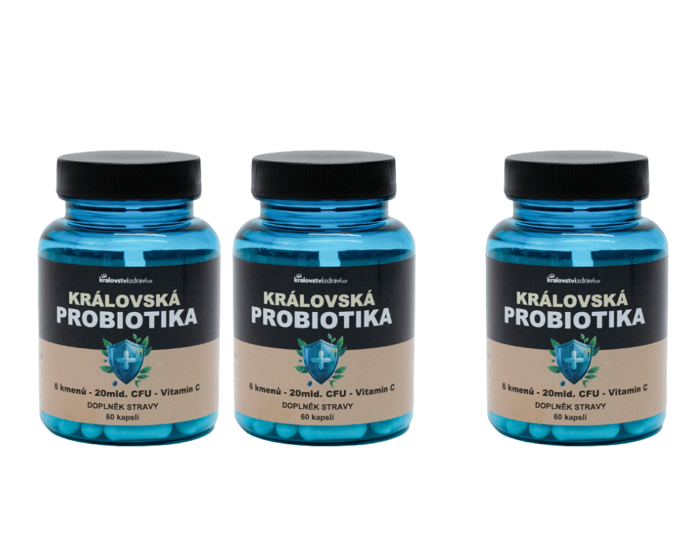 Království zdraví 2+1 ZDARMA Královská Probiotika komplex laktobacilů a bifidobakterií Království zdraví