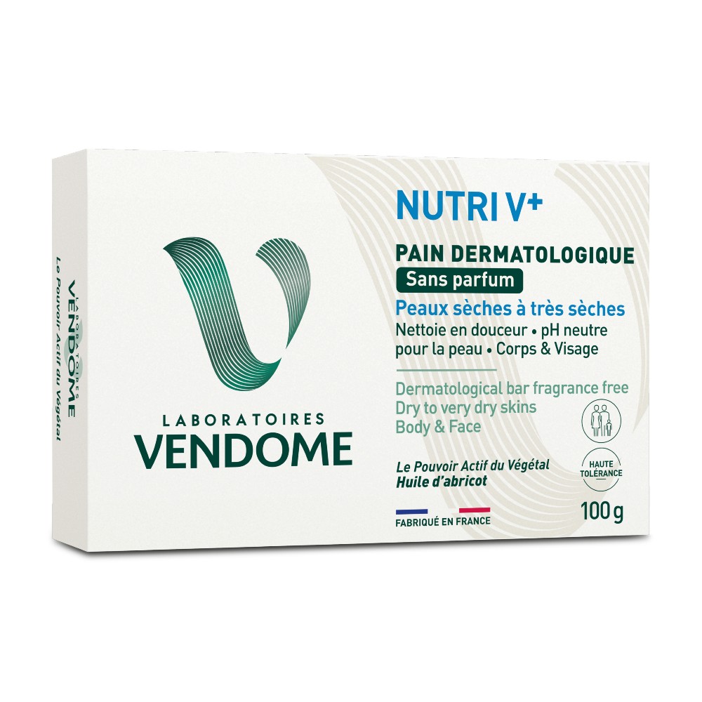 Laboratoires Vendome Nutri Dermatologické mýdlo bez parfemace 100 g Laboratoires Vendome