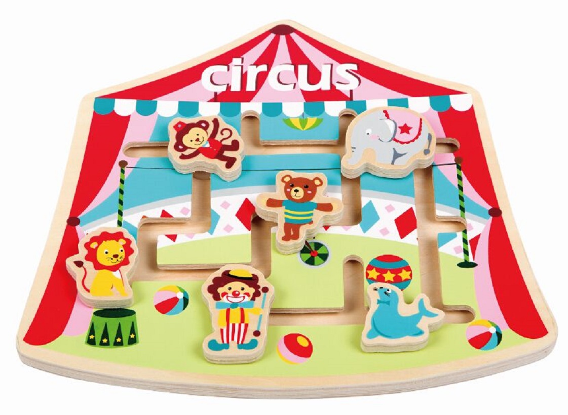 Lelin Dřevěný posouvací labyrint  - Cirkus Lelin