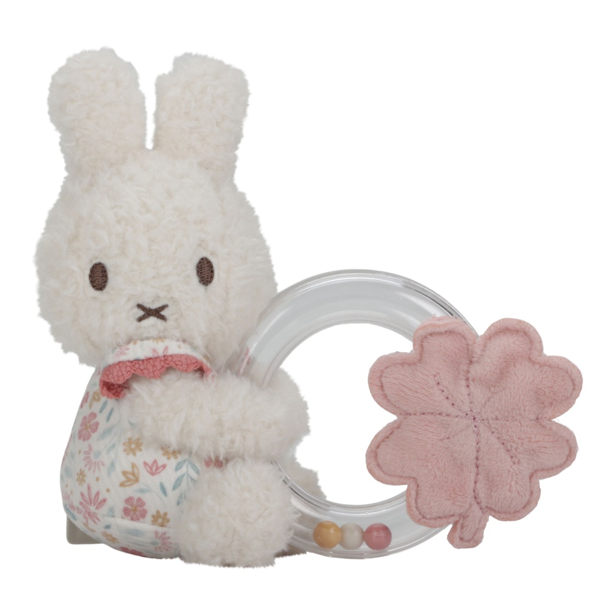 Little Dutch Chrastítko s korálky králíček Miffy Lucky Blossom Little Dutch