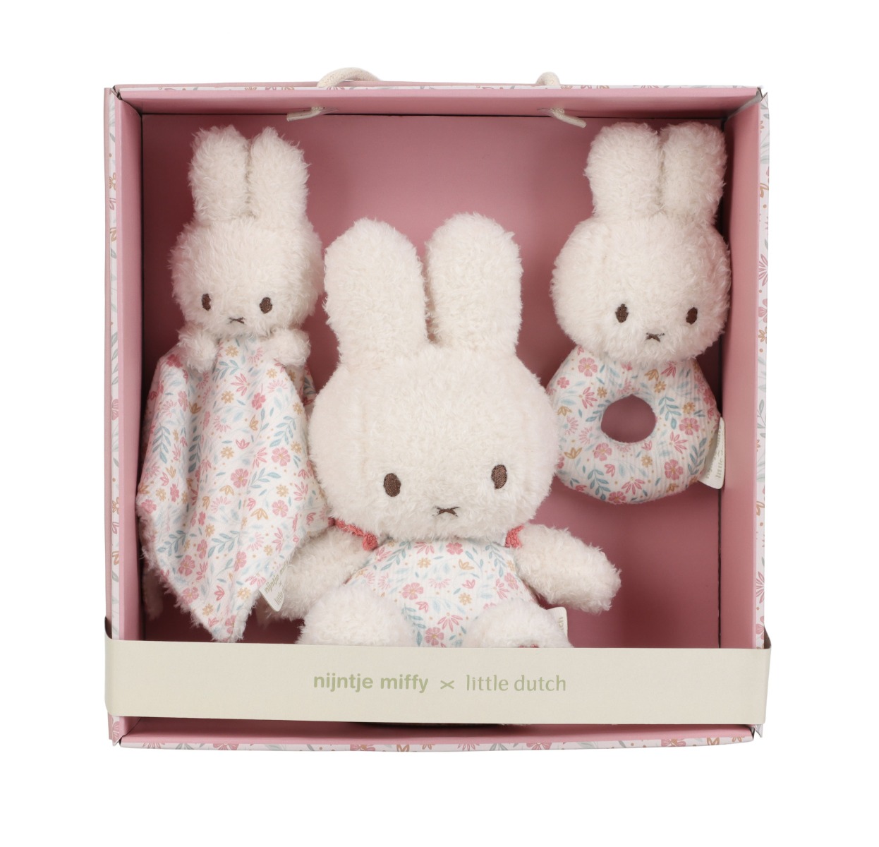 Little Dutch Dárková sada králíček Miffy Lucky Blossom 3 ks Little Dutch