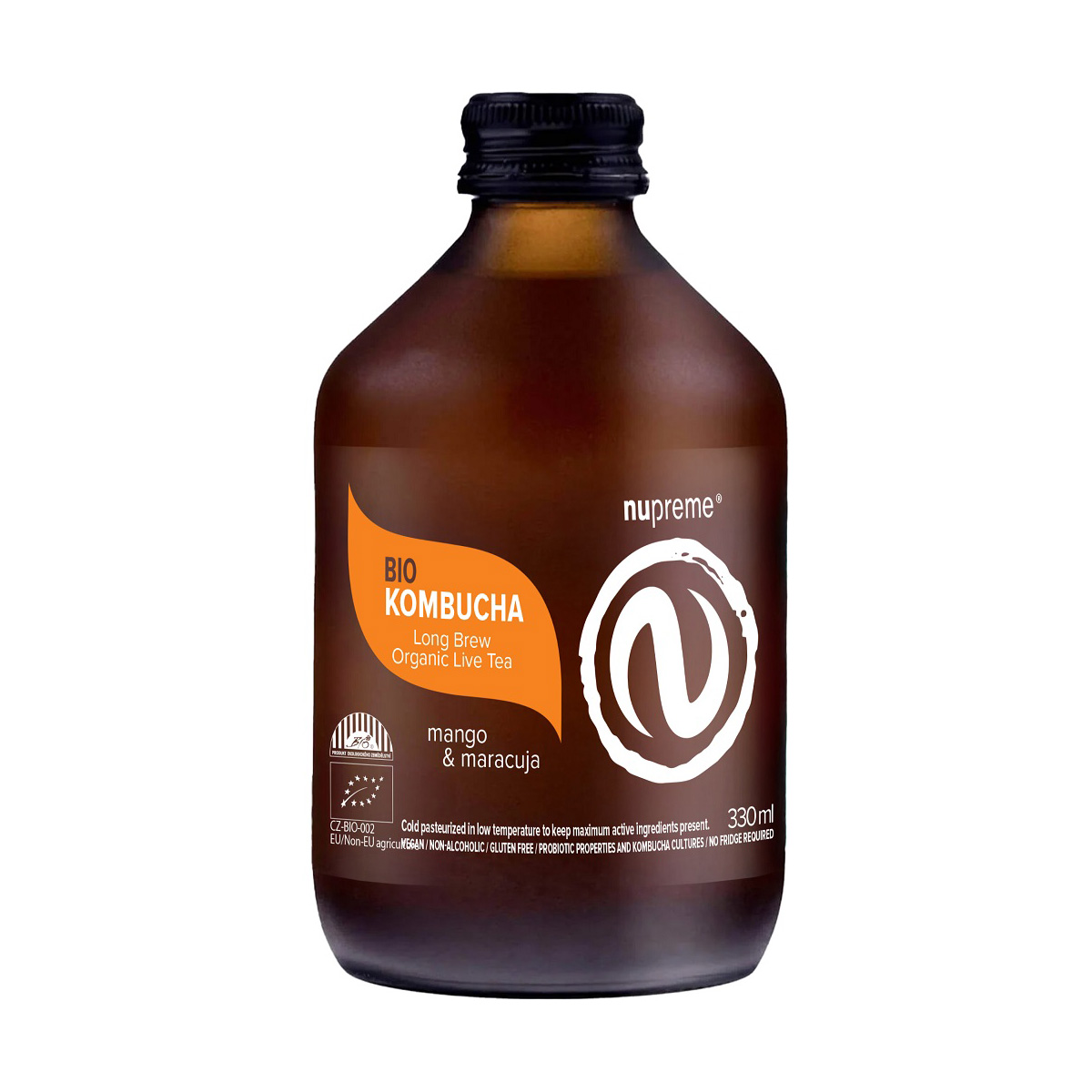 Nupreme Kombucha Mango&Maracuja BIO 330 ml Nupreme