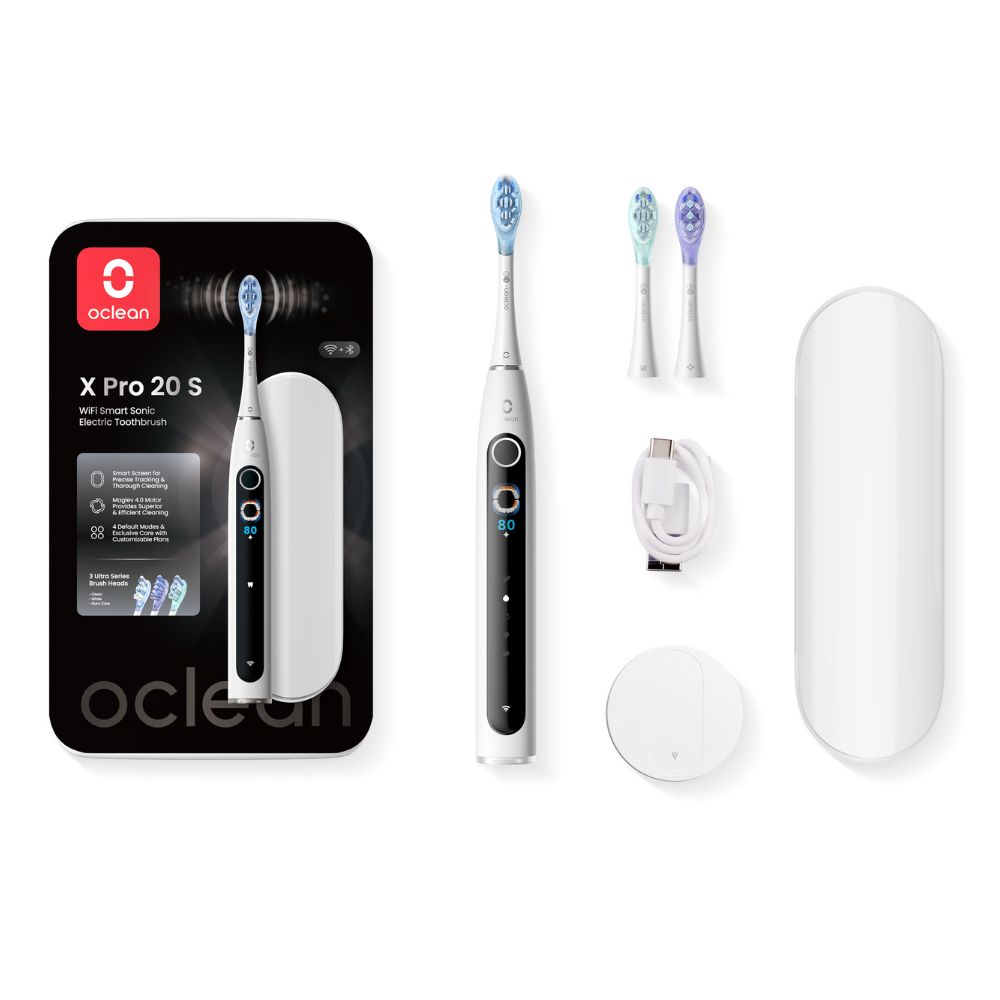 Oclean X Pro 20 set sonický kartáček bílý Oclean