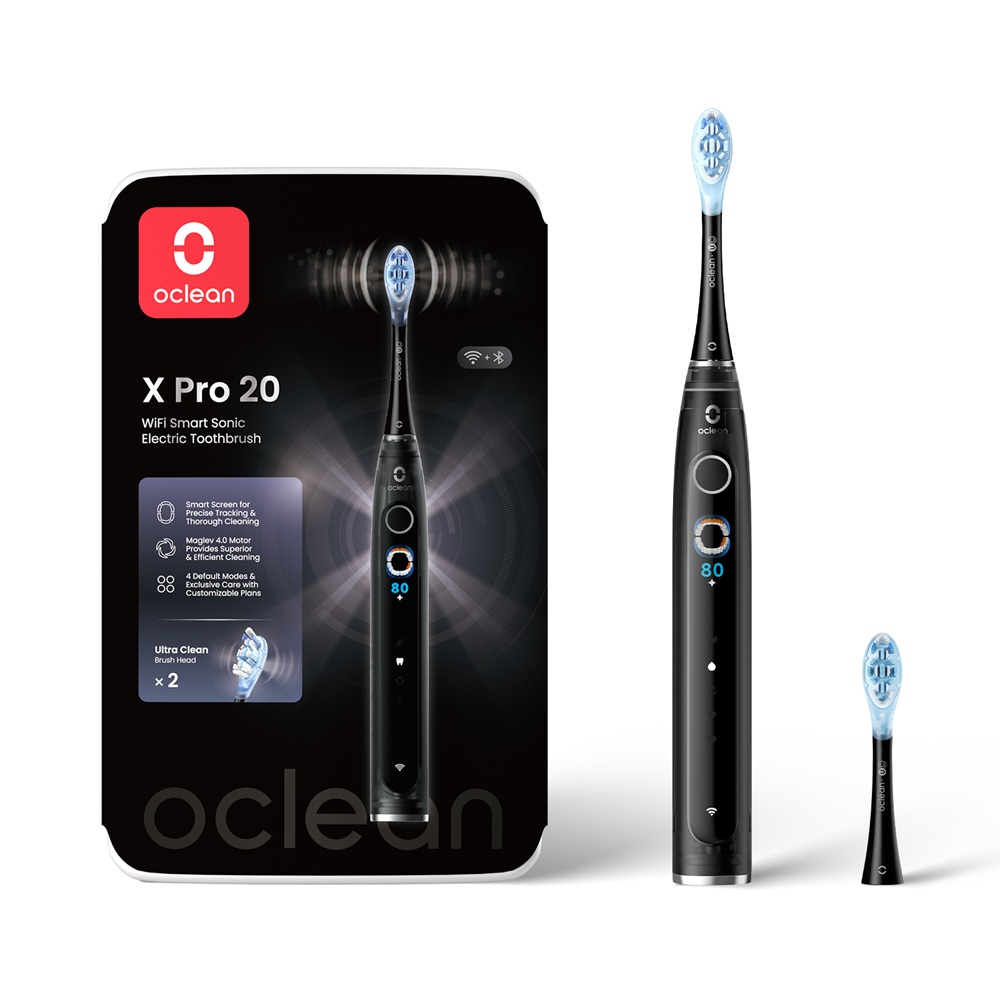 Oclean X Pro 20 sonický kartáček černý Oclean