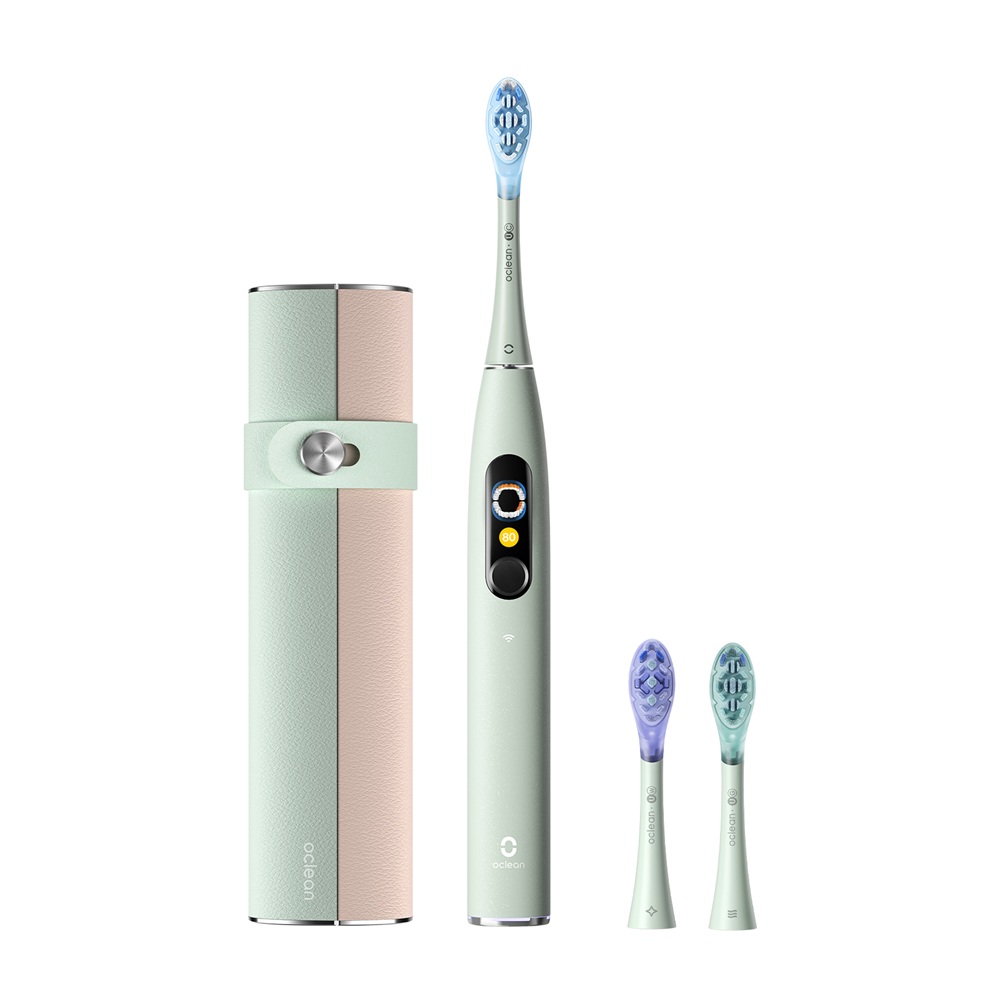 Oclean X Ultra 20 set sonický kartáček zelený Oclean
