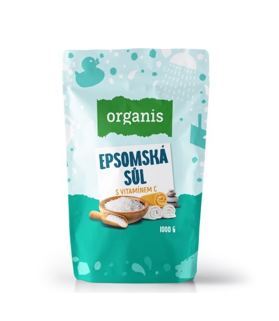 Organis Epsomská sůl s vitamínem C 1000 g Organis