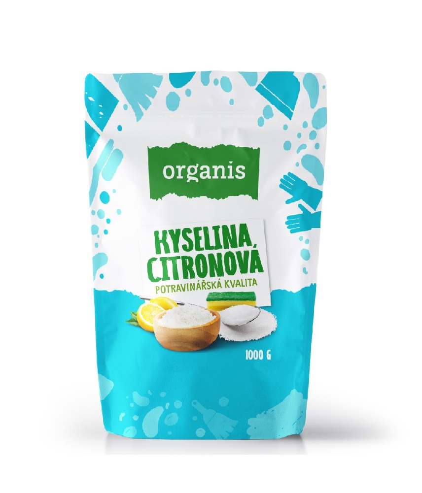 Organis Kyselina citronová přírodní 1000 g Organis