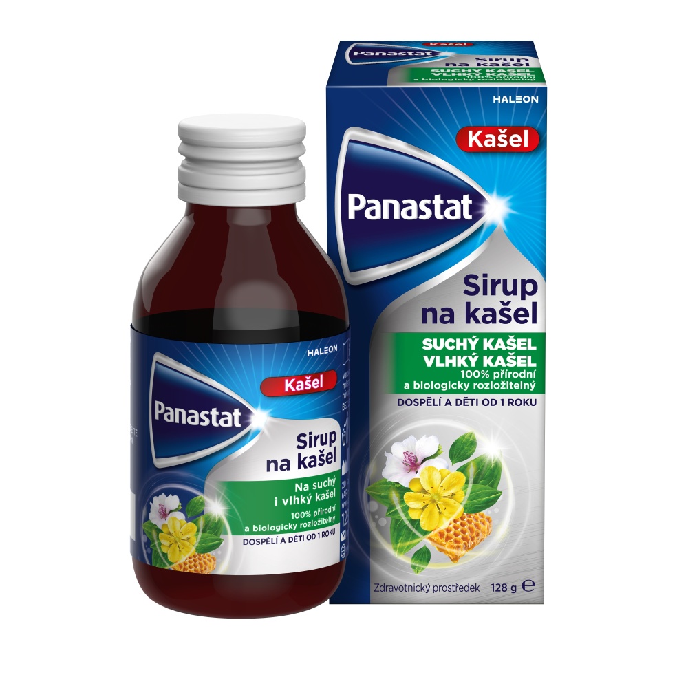 Panastat sirup na kašel 128 g Panastat