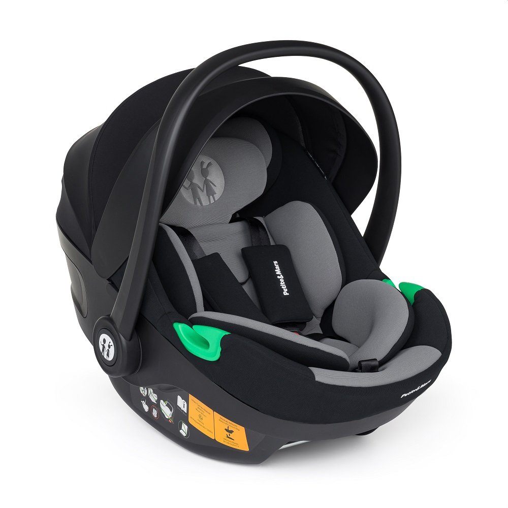 Petite&Mars Autosedačka Core Pro i-Size Black Grey 40-87cm (0-13 kg) Petite&Mars