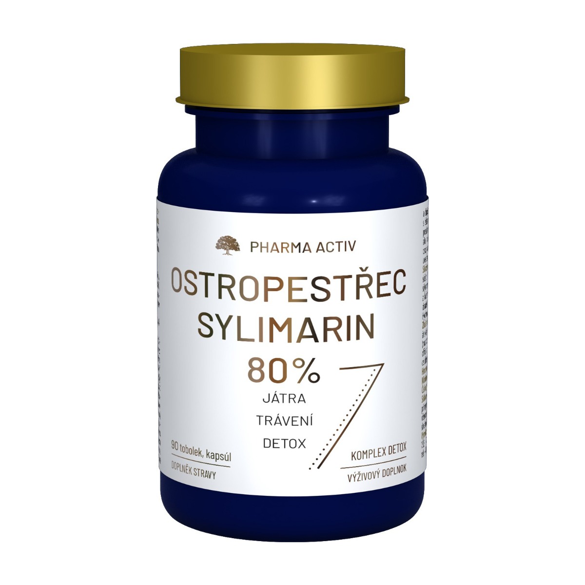 Pharma Activ Ostropestřec Sylimarin 80% 90 tobolek Pharma Activ