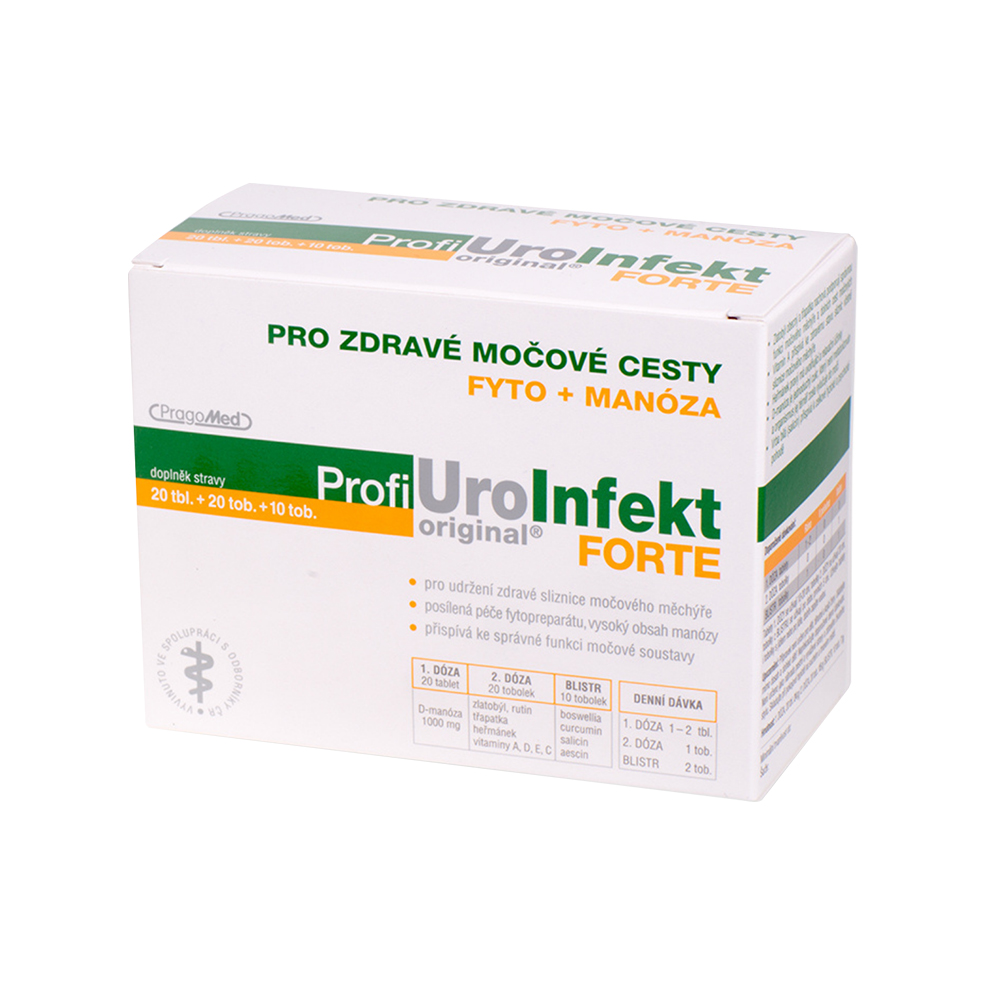 ProfiUro Original Infekt FORTE 20 tablet + 20 tobolek + 10 tobolek ProfiUro