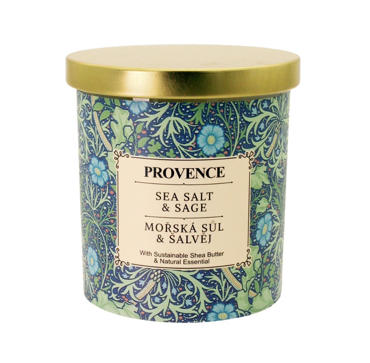 Provence Svíčka ve skle Mořská sůl a šalvěj 206 g Provence