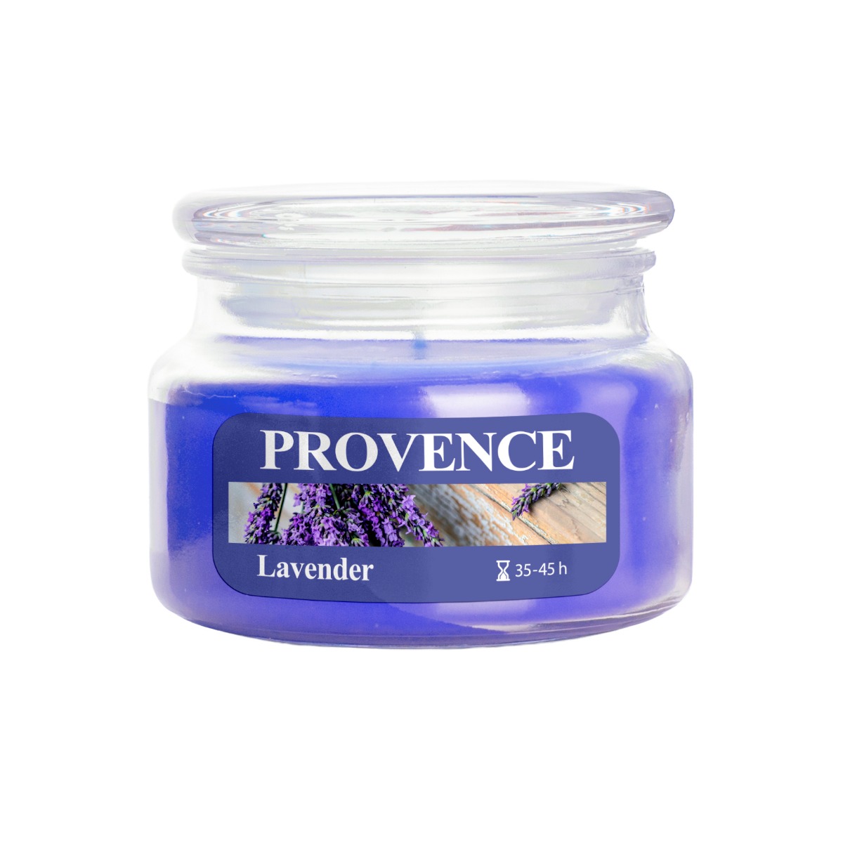 Provence Svíčka ve skle s víčkem Levandule 200 g Provence
