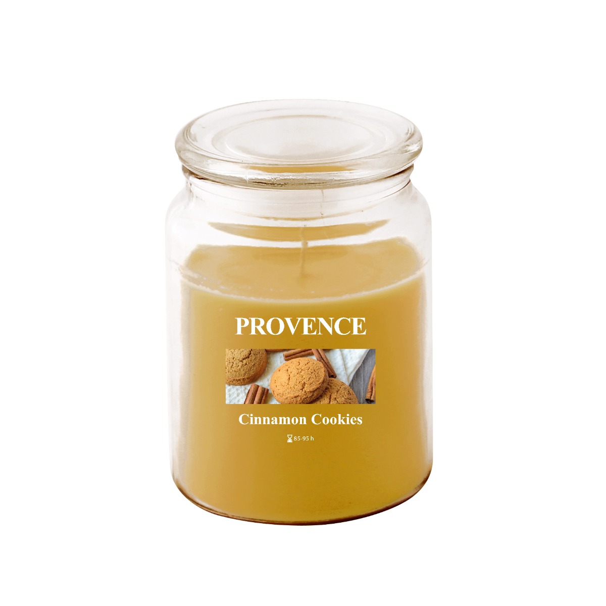 Provence Svíčka ve skle s víčkem Skořicové sušenky 510 g Provence