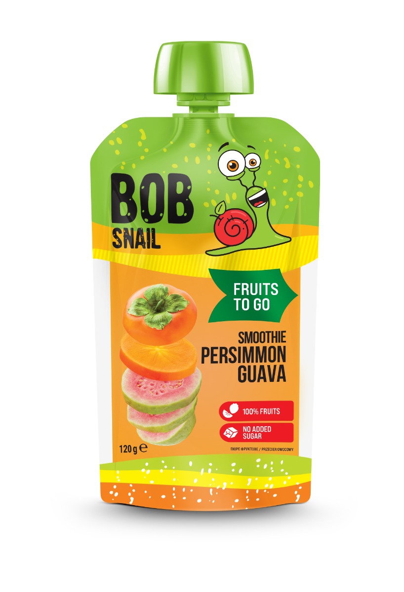 ŠNEK BOB Smoothie kaki-guava 120 g ŠNEK BOB