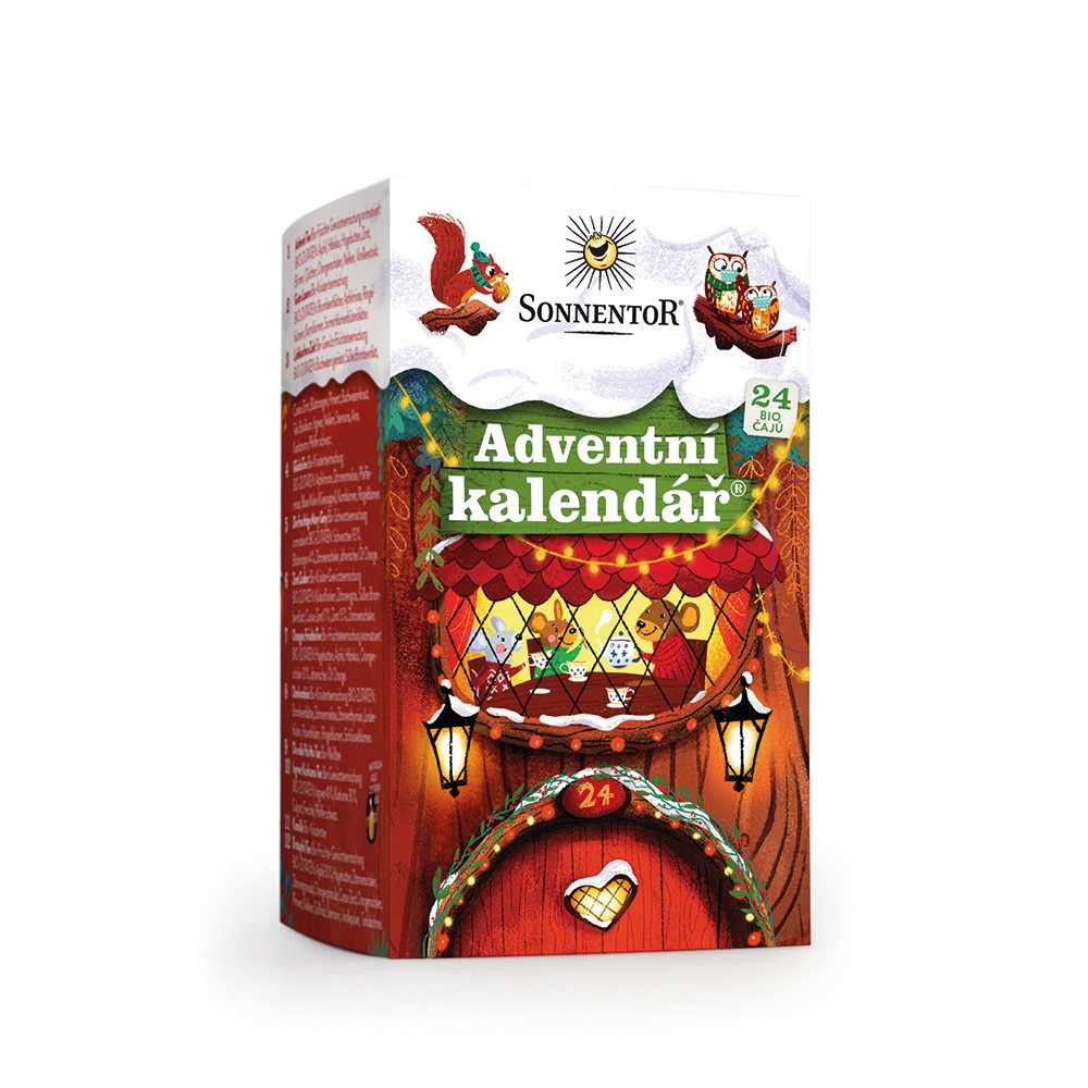 SONNENTOR Adventní kalendář BIO čajů 24 sáčků SONNENTOR