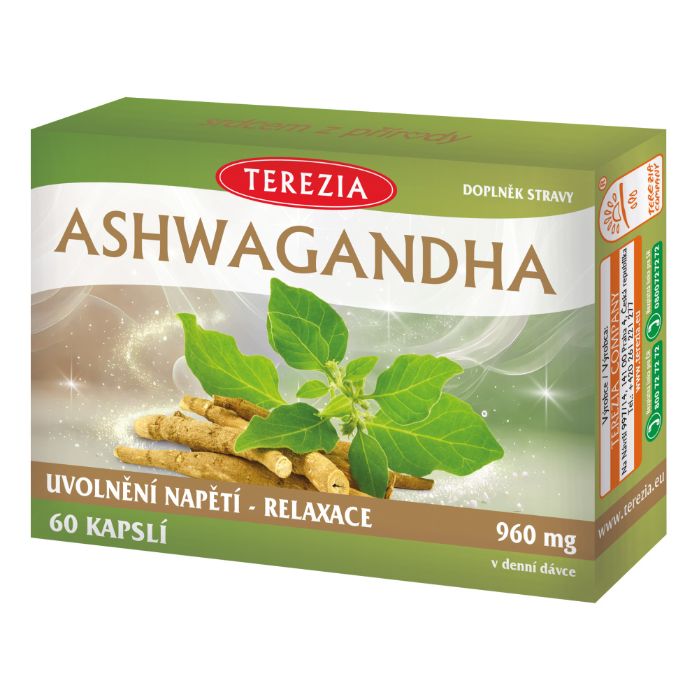 Terezia Ashwagandha 60 kapslí Terezia