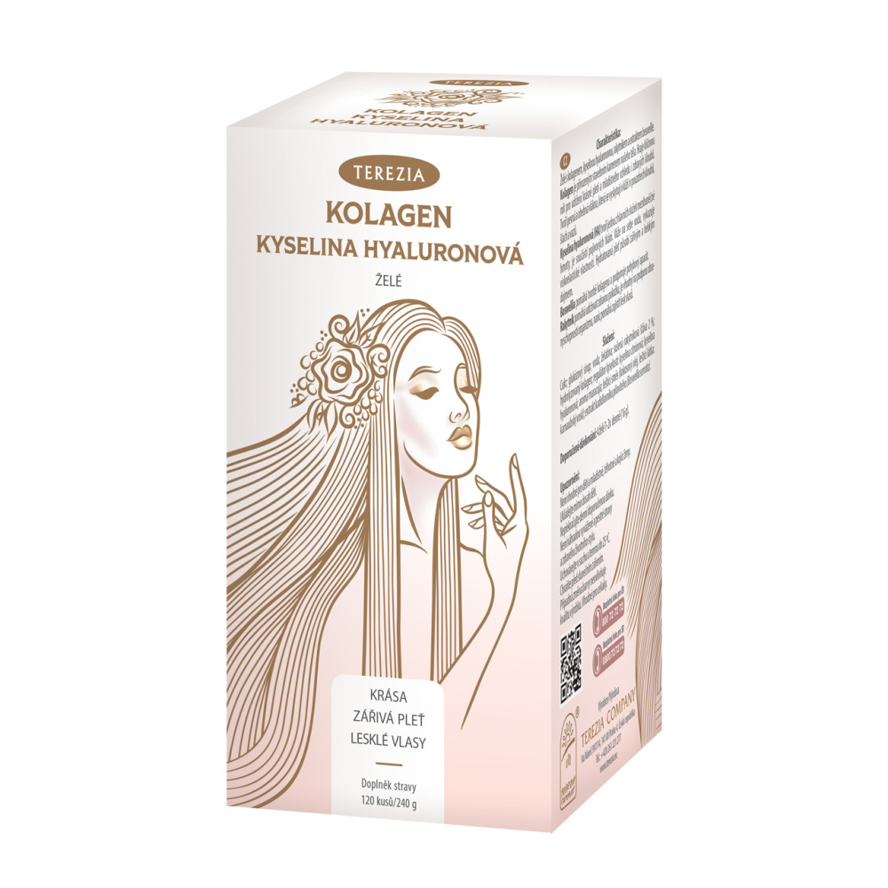 Terezia KOLAGEN + KYSELINA HYALURONOVÁ želé 120 ks Terezia