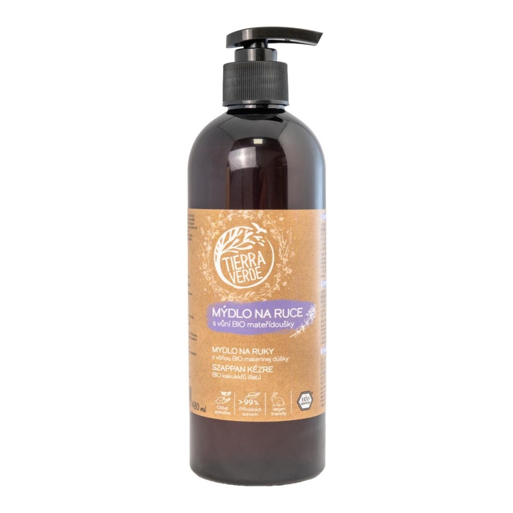 Tierra Verde Tekuté mýdlo mateřídouška 480 ml Tierra Verde