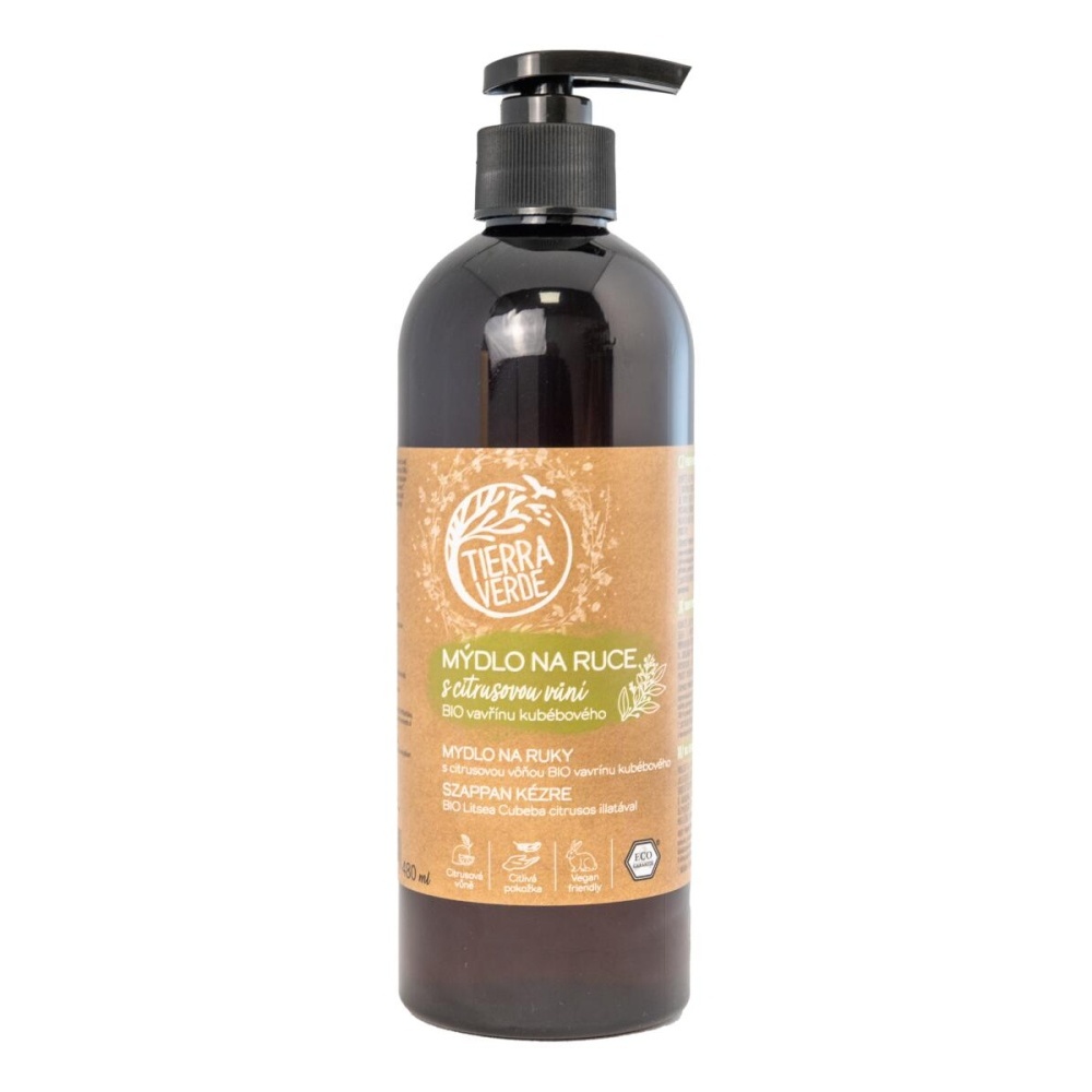 Tierra Verde Tekuté mýdlo vavřín 480 ml Tierra Verde