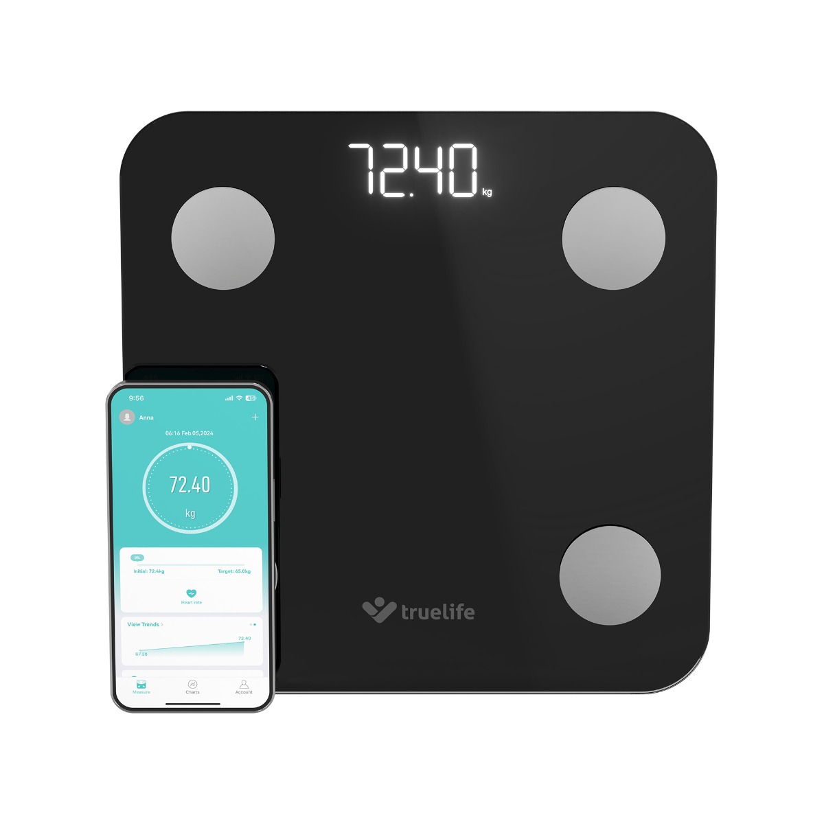 Truelife FitScale W1 osobní váha black Truelife