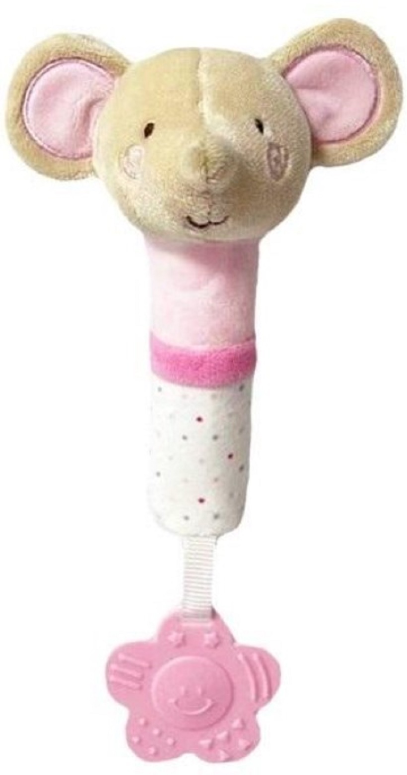 Tulilo Plyšová hračka s pískátkem a kousátkem Myška
