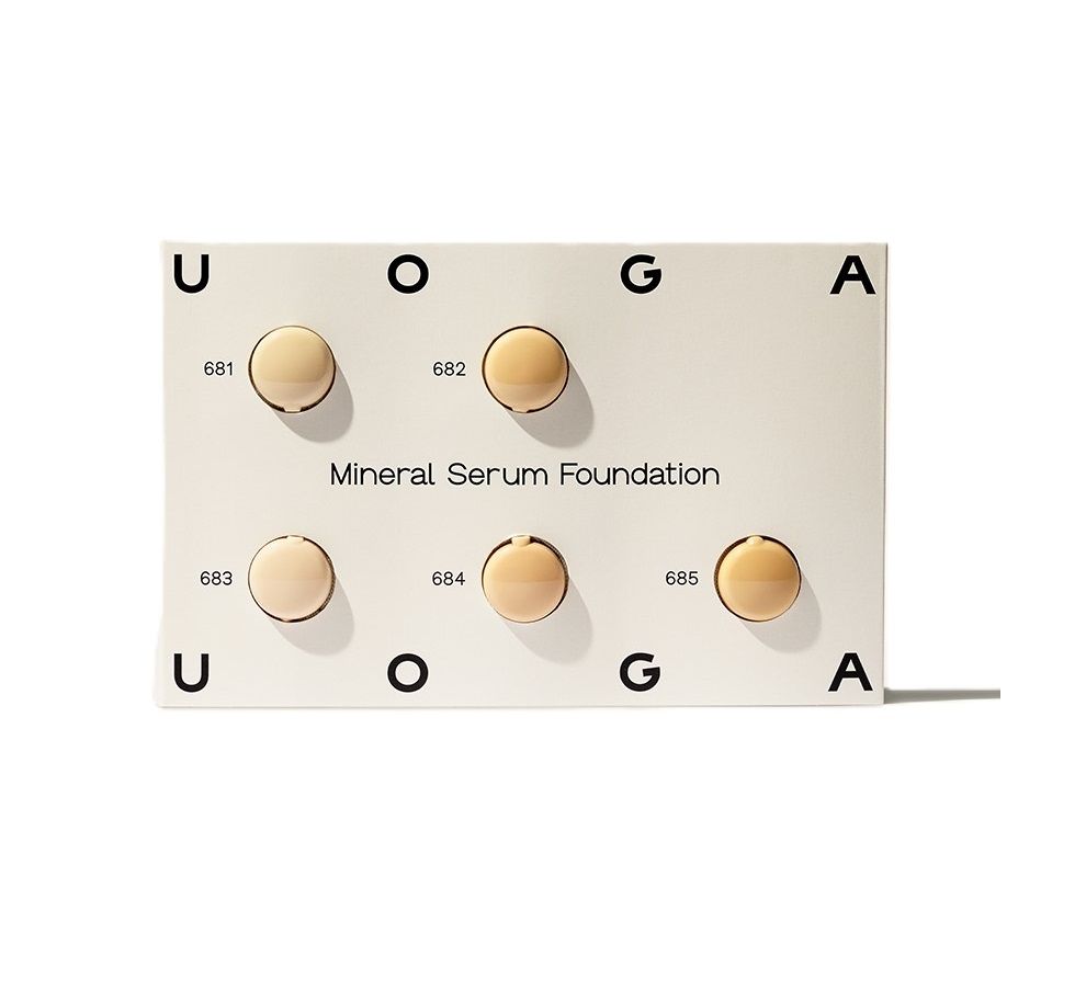 Uoga Uoga Tekutý minerální make-up a sérum SPF20 tester set 1 ks Uoga Uoga
