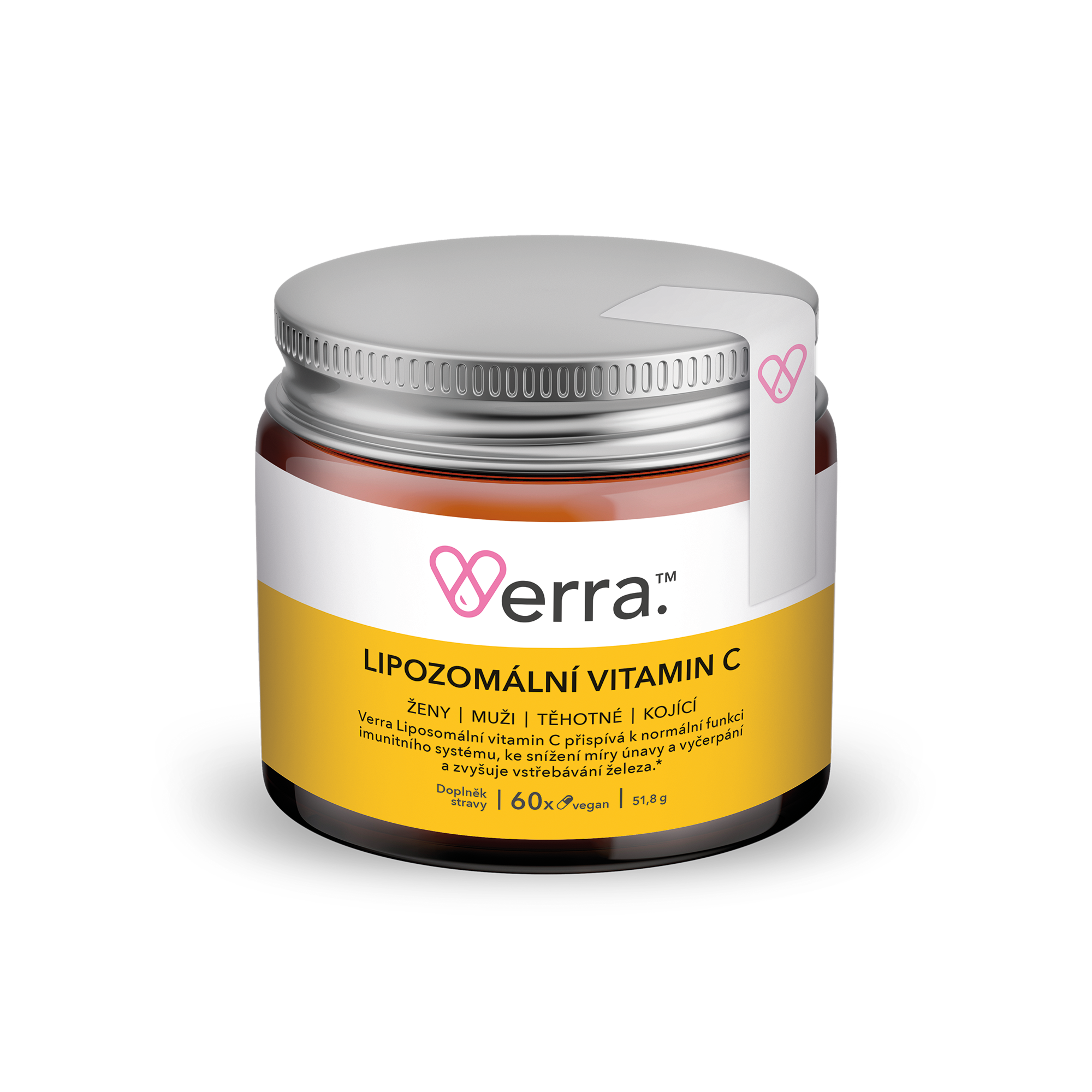Verra Lipozomální vitamin C 60 tobolek Verra