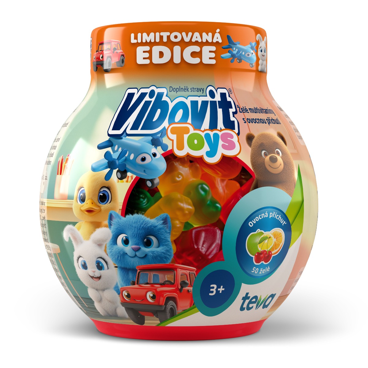 Vibovit Toys želé multivitamíny 50 ks Vibovit