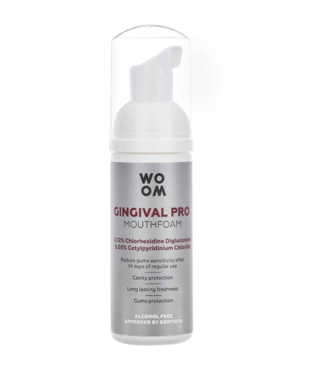 WOOM GINGIVAL PRO s CHX ústní pěna 50 ml WOOM