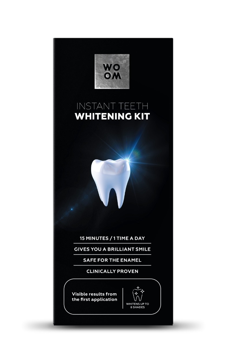 WOOM WHITENING sada na okamžité bělení zubů WOOM